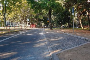 Nowo powstałe miejsca postojowe na drogach w zarządzie Sekcji Dróg Miejskich